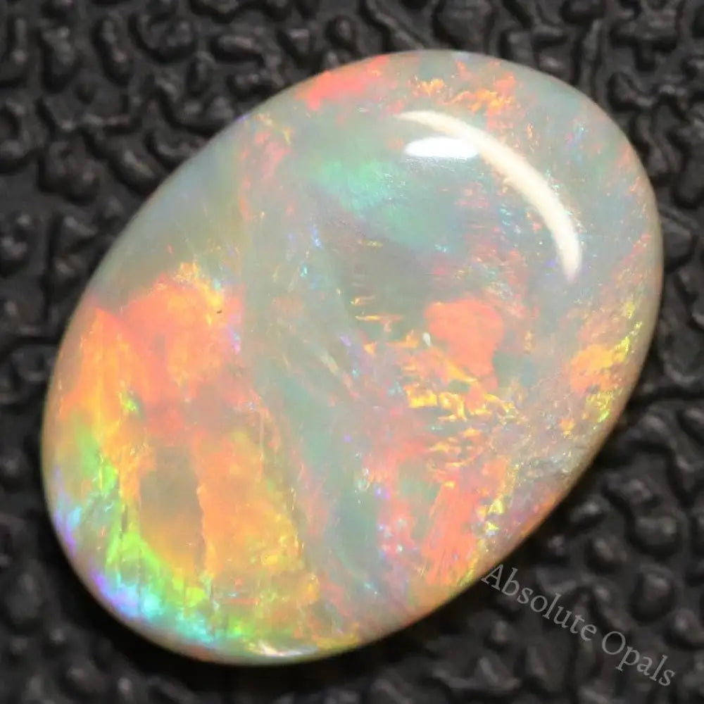 2.50 Cts Australian Semi Black Opal Solid Lightning Ridge Cabochon Loose Stone