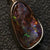 2.53 G Australian Boulder Opal With Silver Pendant: L 24.9 Mm Jewellery