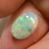 2.59 Cts Australian Semi Black Solid Opal Lightning Ridge