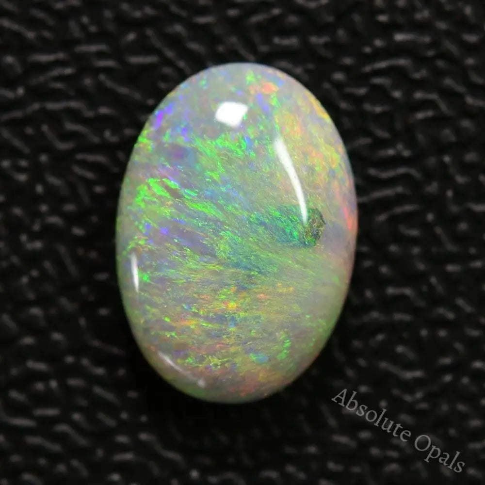 2.59 Cts Australian Semi Black Solid Opal Lightning Ridge