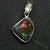 2.59 G Australian Boulder Opal With Silver Pendant: L 24.9 Mm Jewellery