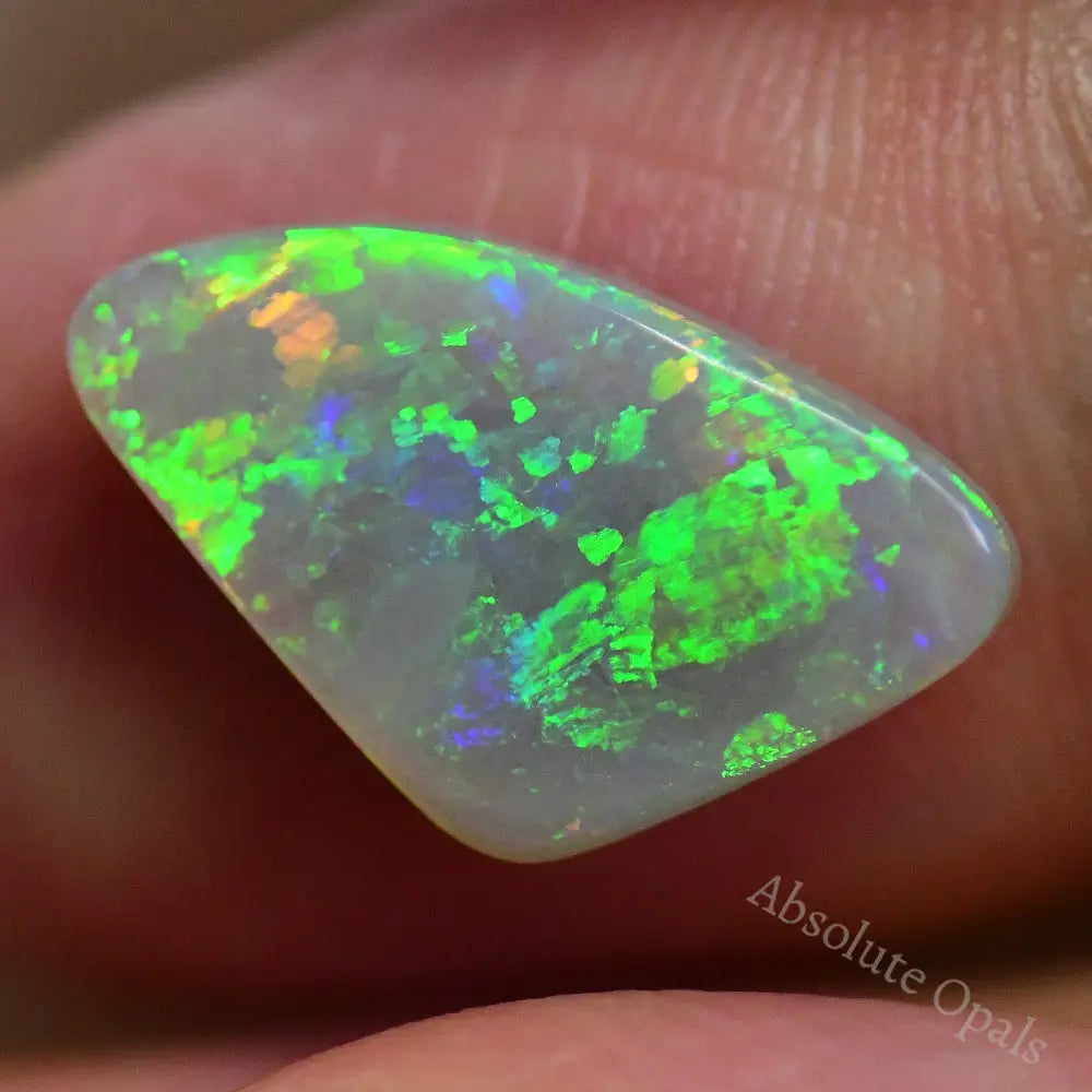 2.60 Cts Australian Semi Black Opal Solid Lightning Ridge