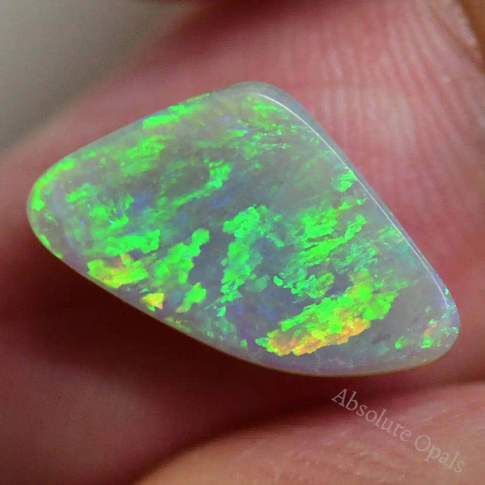 2.60 Cts Australian Semi Black Opal Solid Lightning Ridge