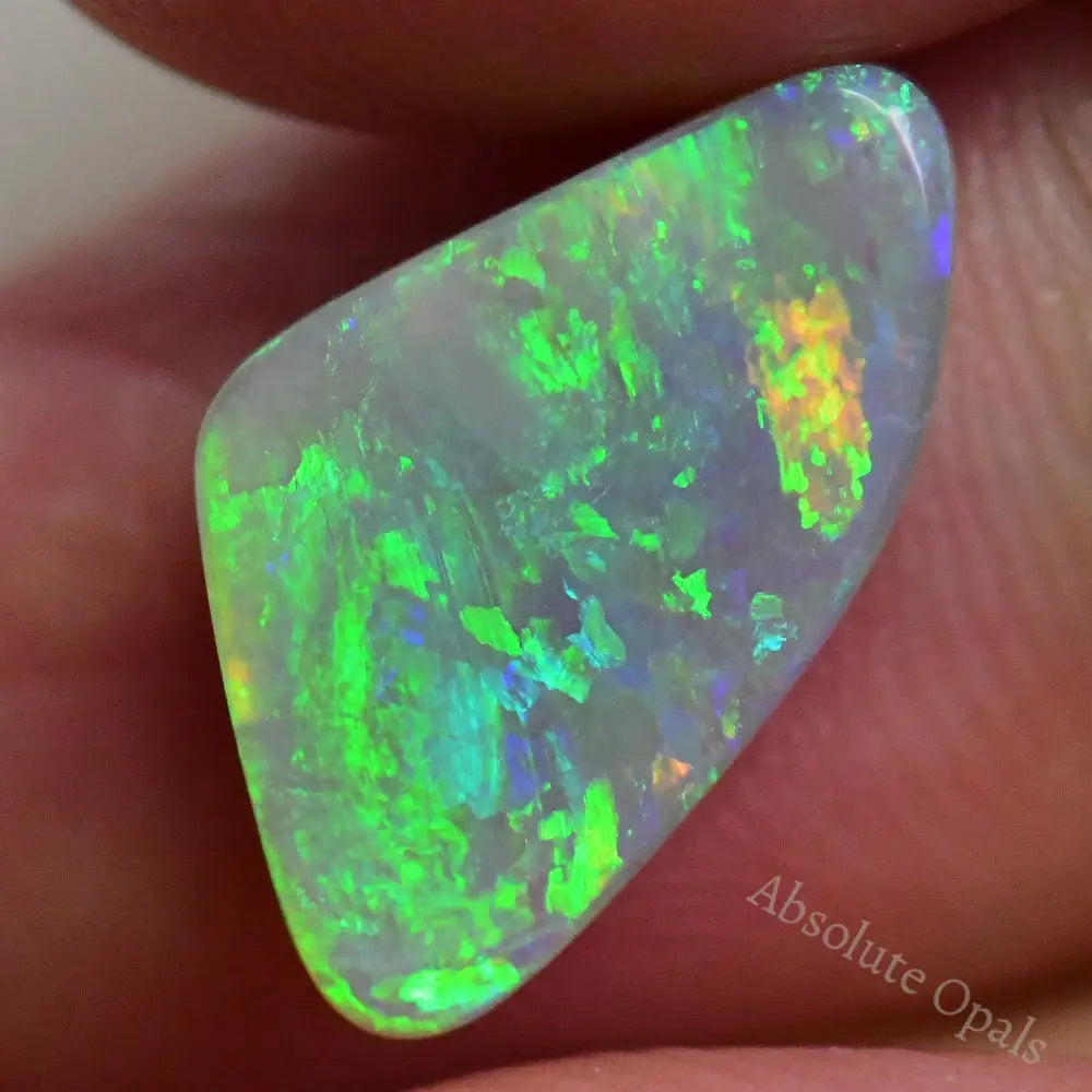 2.60 Cts Australian Semi Black Opal Solid Lightning Ridge