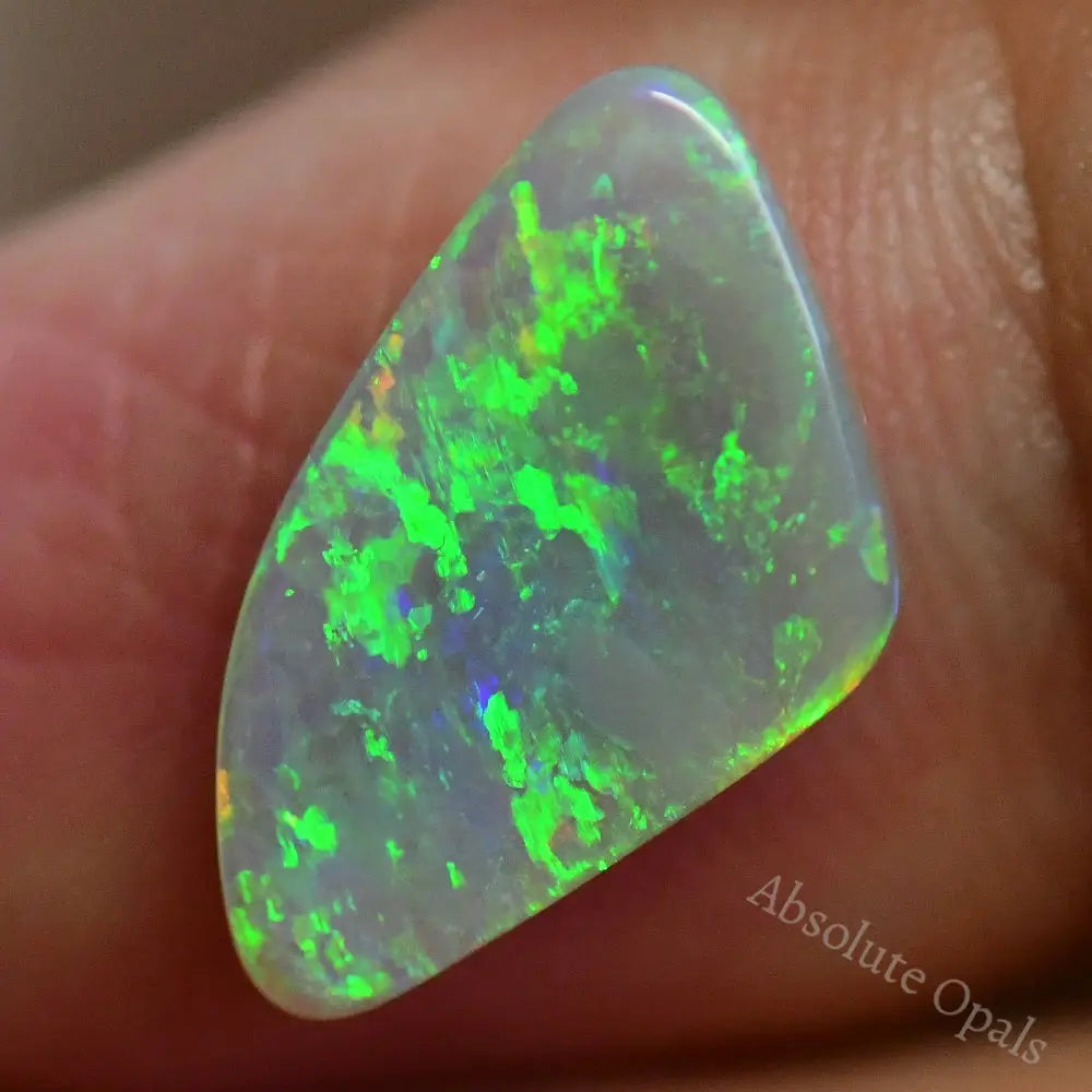 2.60 Cts Australian Semi Black Opal Solid Lightning Ridge