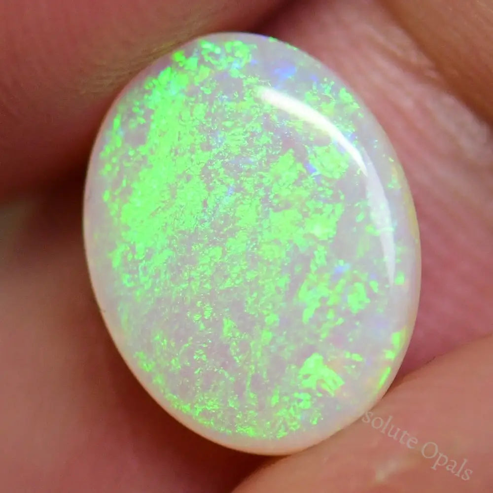 2.61 Cts Australian Solid Opal Cut Stone Lightning Ridge Light