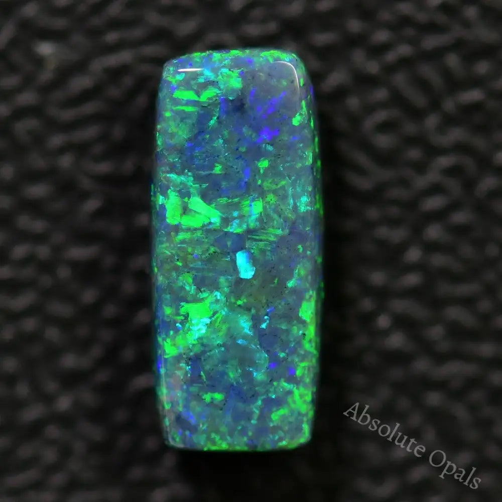 2.64 Cts Australian Black Opal Solid Lightning Ridge/ Double-Sided