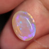 2.69 Cts Australian Semi Black Crystal Opal Lightning Ridge