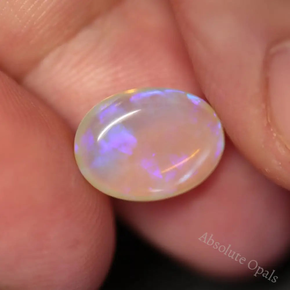 2.69 Cts Australian Semi Black Crystal Opal Lightning Ridge