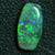 2.73 Cts Australian Solid Semi Black Opal Lightning Ridge