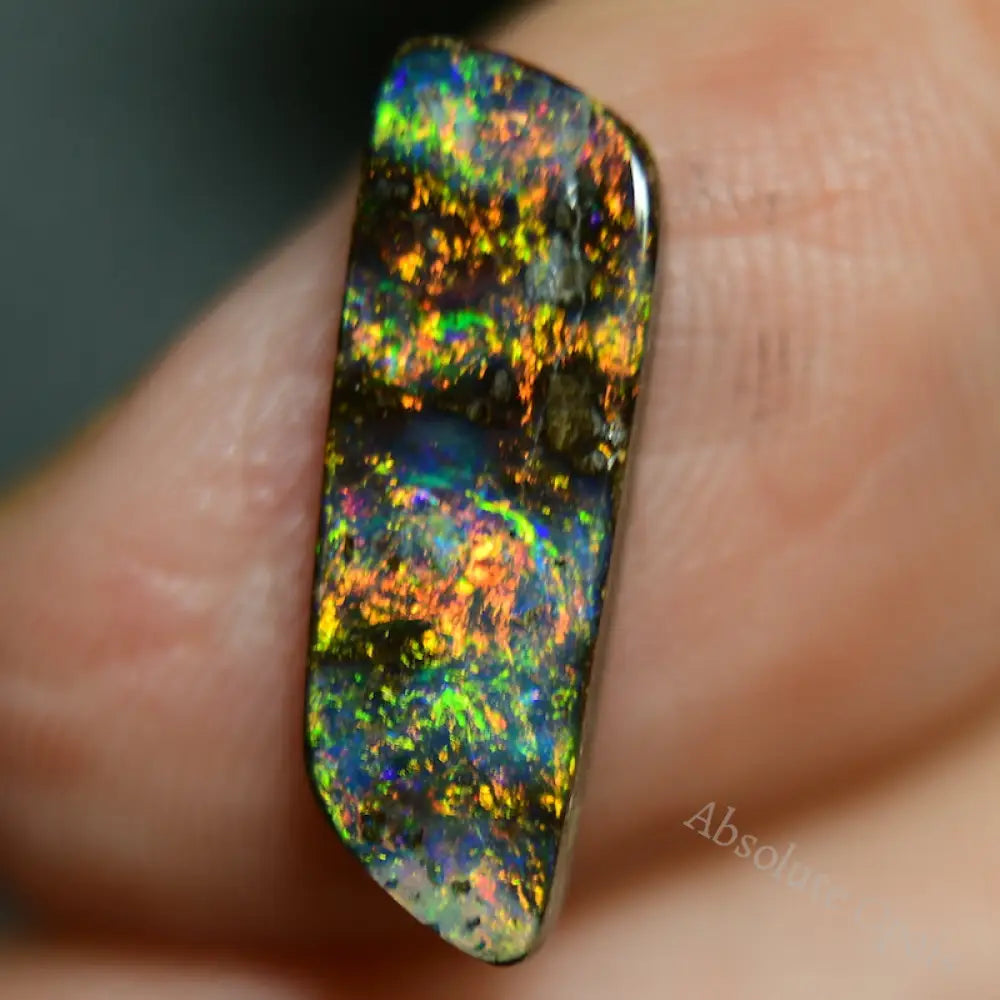 2.83 Cts Australian Boulder Opal Cut Stone