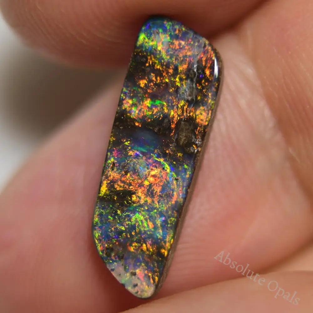 2.83 Cts Australian Boulder Opal Cut Stone