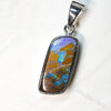 2.88 G Australian Boulder Opal Pendant With Sterling Silver L 28.5 Mm Jewellery