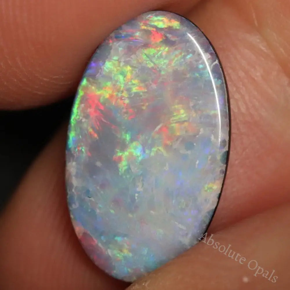 2.90 Cts Australian Opal Doublet Stone Cabochon