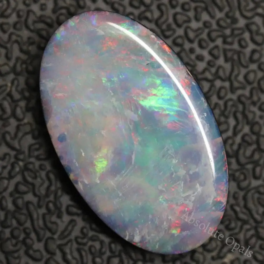 2.90 Cts Australian Opal Doublet Stone Cabochon