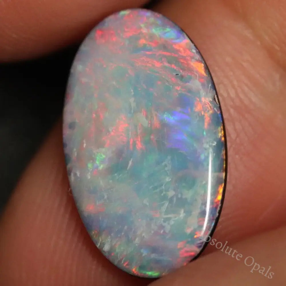 2.90 Cts Australian Opal Doublet Stone Cabochon