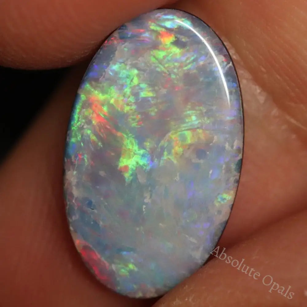 2.90 Cts Australian Opal Doublet Stone Cabochon