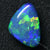 2.90 Cts Australian Opal Doublet Stone Cabochon Lightning Ridge