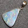 2.91 G Australian Doublet Opal With Silver Pendant: L 30.5 Mm Jewellery