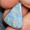 2.91 G Australian Doublet Opal With Silver Pendant: L 30.5 Mm Jewellery