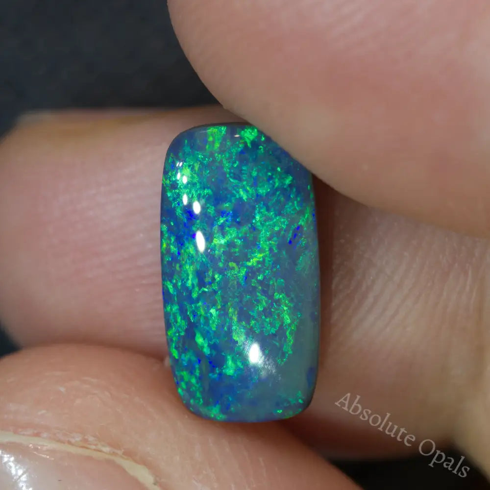 Black Opal Lightning Ridge, Solid Stone