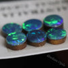 2.95 Cts Australian Opal Doublet Stone Cabochon 6Pcs 6X4