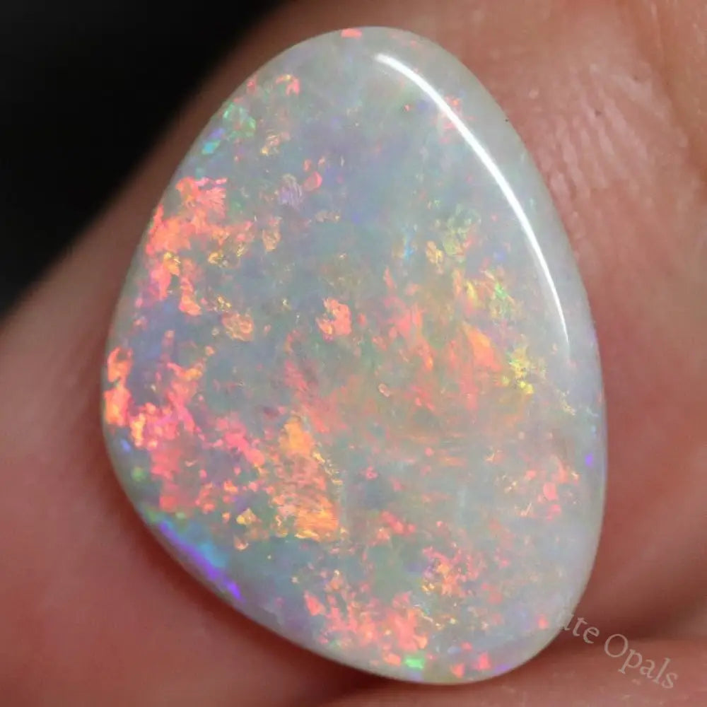 2.95 Cts Australian Semi Black Opal Solid Lightning Ridge Cabochon Loose Gem Stone