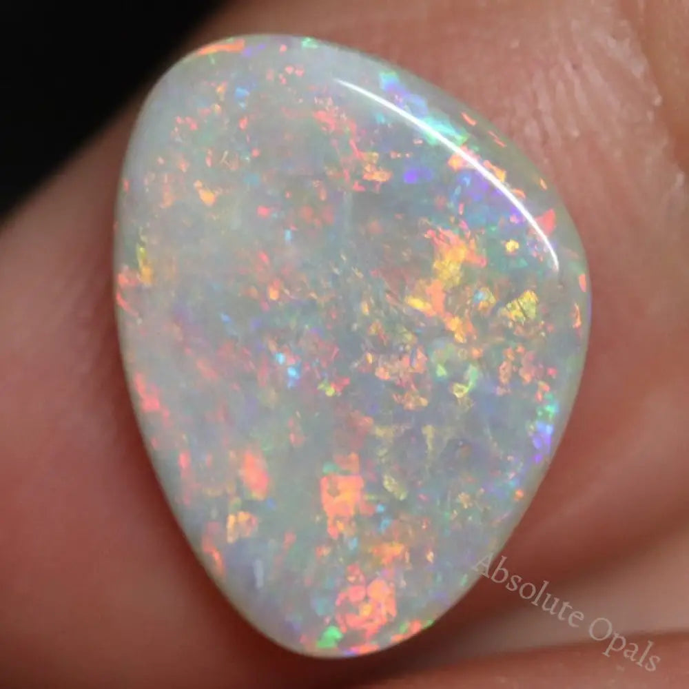 2.95 Cts Australian Semi Black Opal Solid Lightning Ridge Cabochon Loose Gem Stone