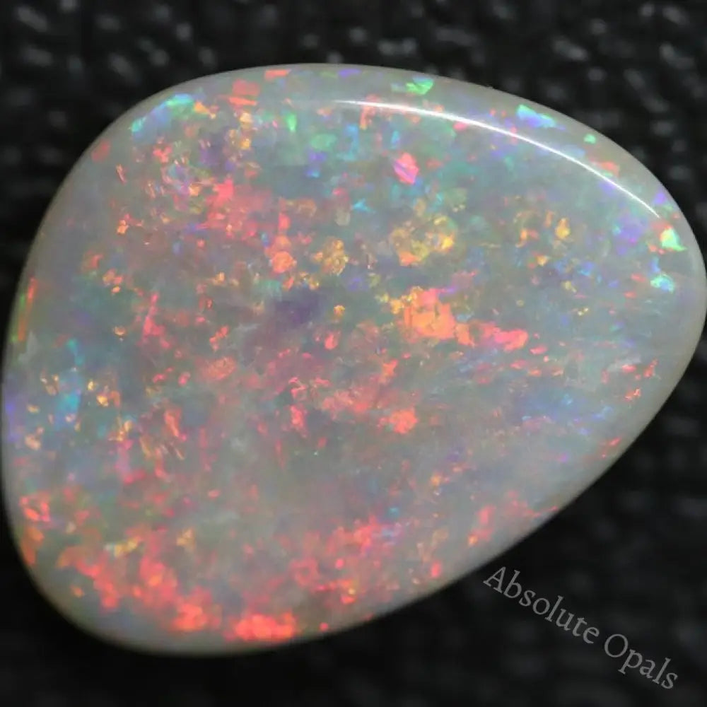 2.95 Cts Australian Semi Black Opal Solid Lightning Ridge Cabochon Loose Gem Stone