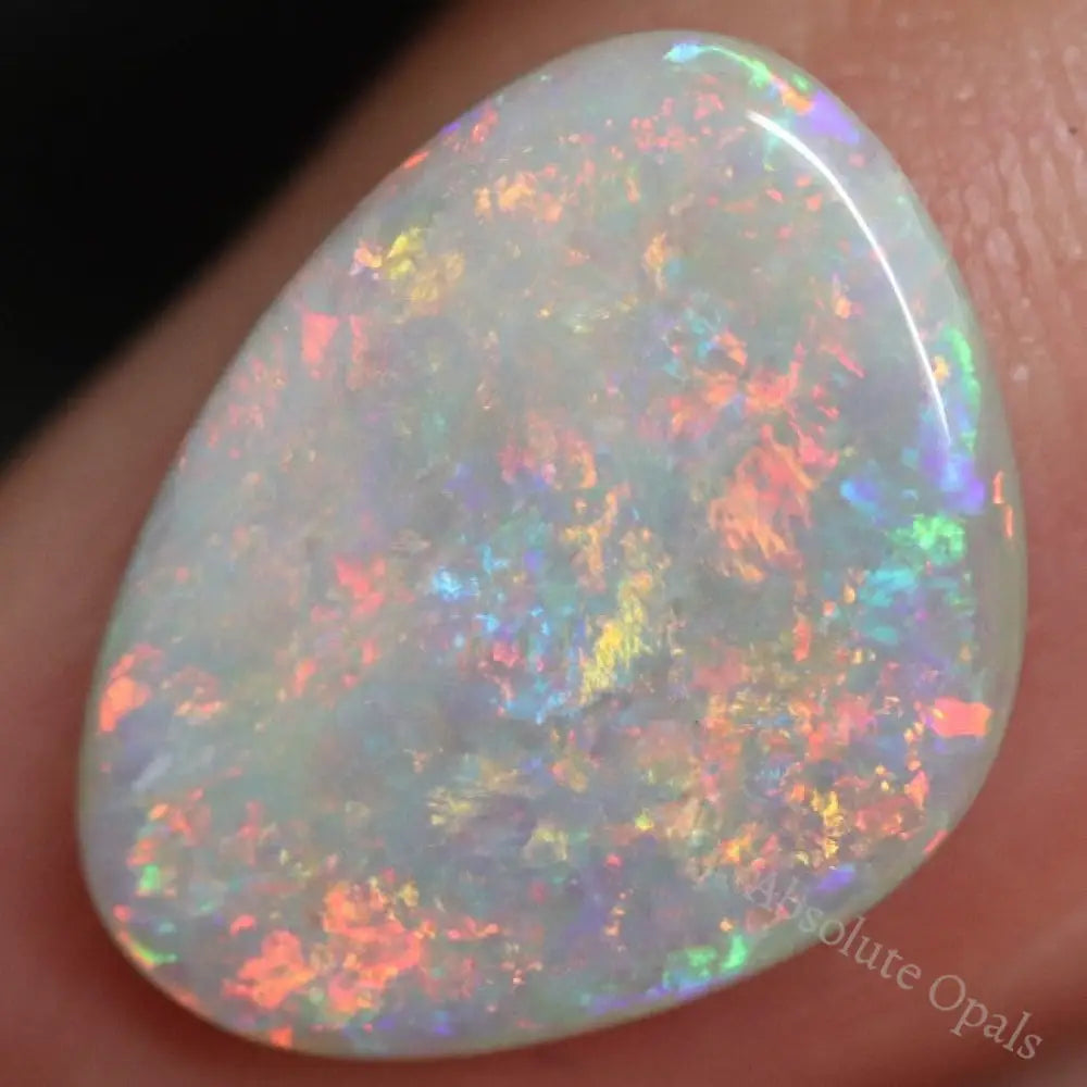 2.95 Cts Australian Semi Black Opal Solid Lightning Ridge Cabochon Loose Gem Stone