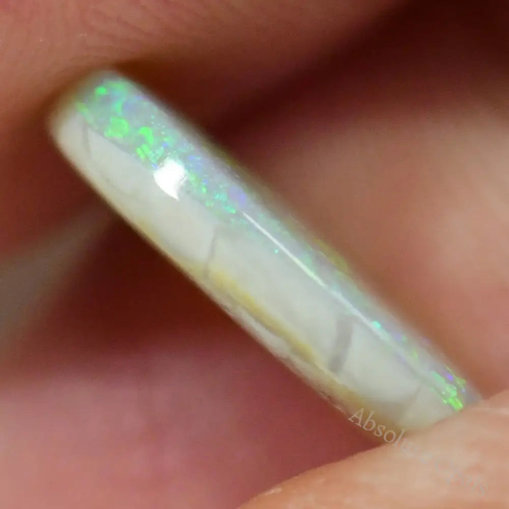 2.96 Cts Australian Solid Opal Cut Stone Lightning Ridge Light