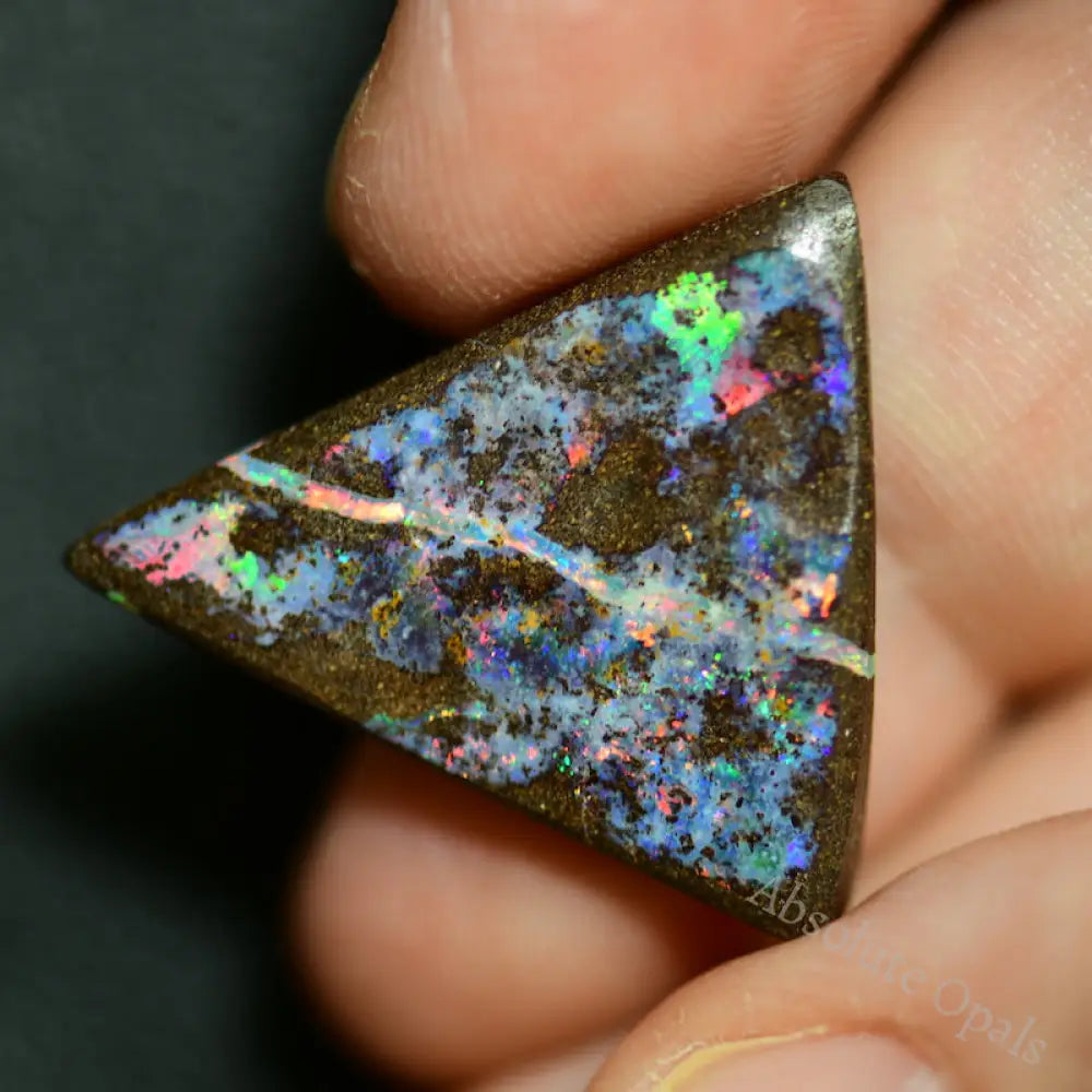 20.3 Cts Australian Boulder Opal Cut Stone