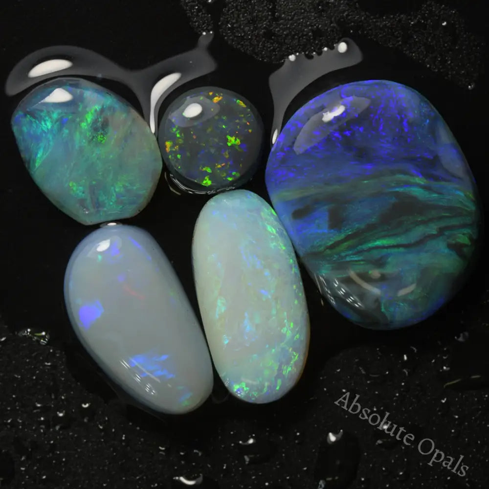 black rough opal