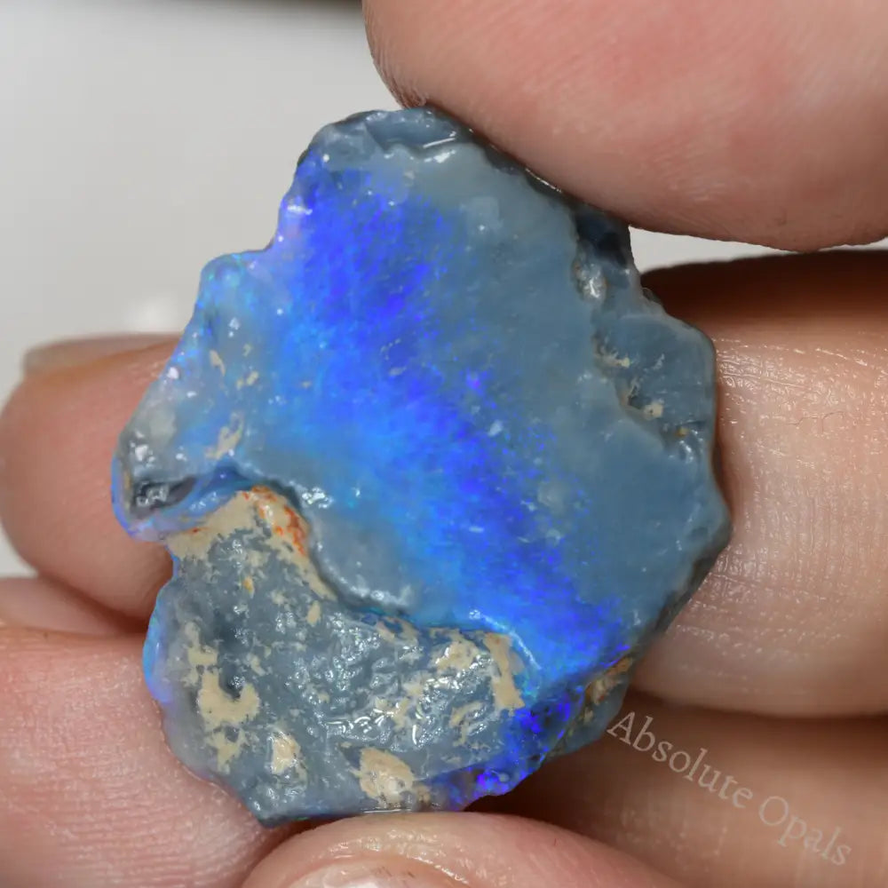 natral blue rough opal