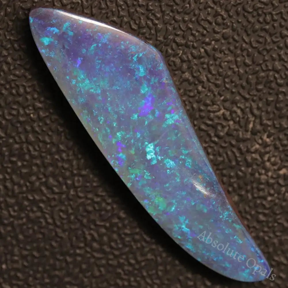 20.95 Cts Australian Boulder Opal Cut Loose Stone Carving