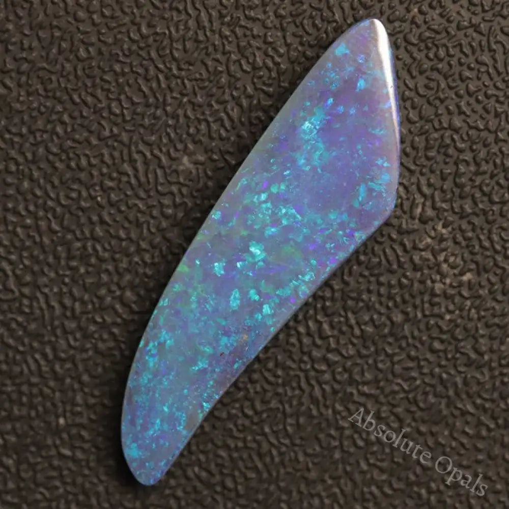 20.95 Cts Australian Boulder Opal Cut Loose Stone Carving