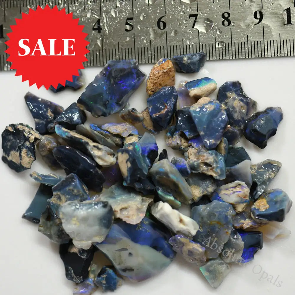 206 Cts Australian Rough Opal Parcel Lightning Ridge - Potch And Colour Cmr