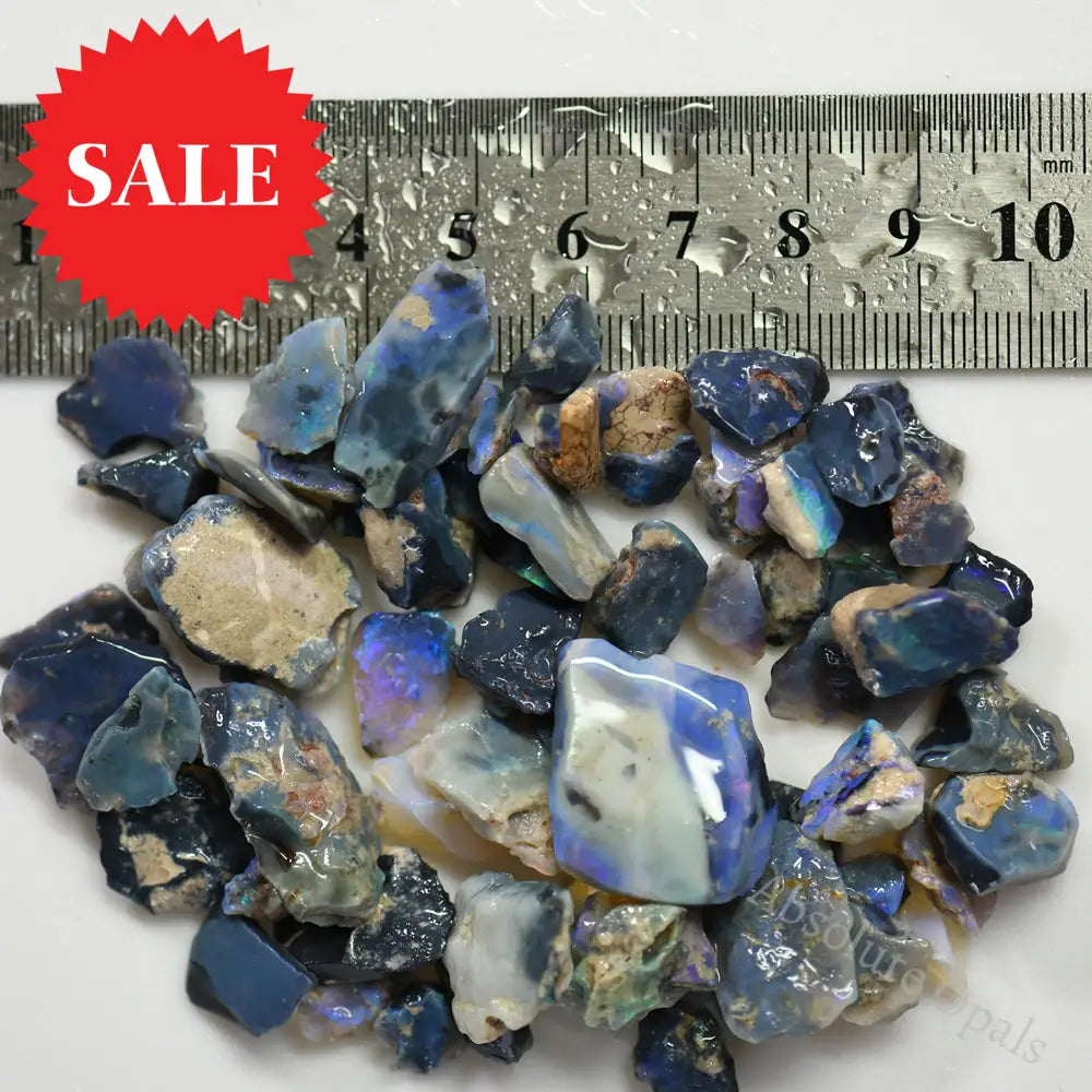 206 Cts Australian Rough Opal Parcel Lightning Ridge - Potch And Colour Cmr