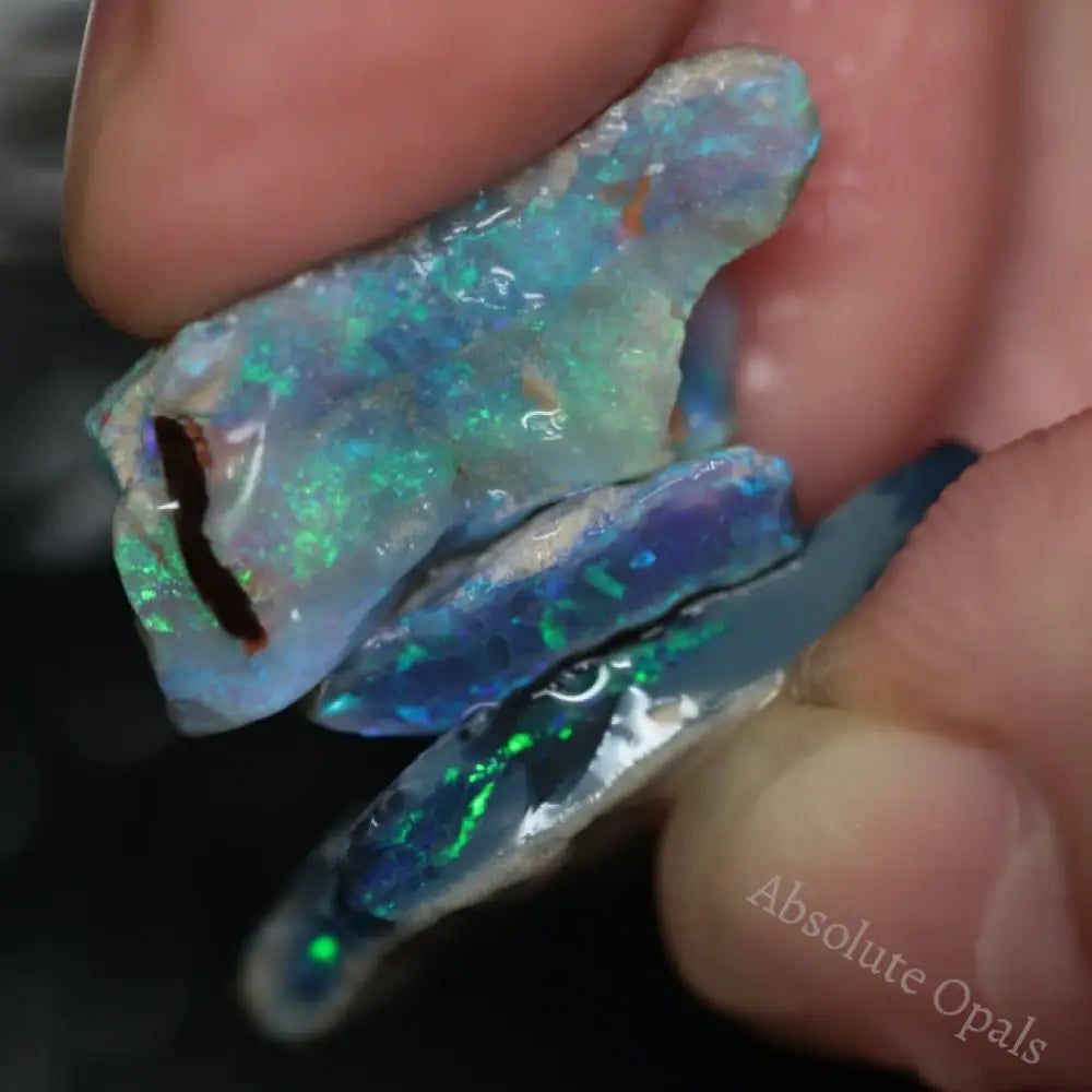 21.0 Cts Australian Rough Opal Parcel Rubs Lightning Ridge Cmr