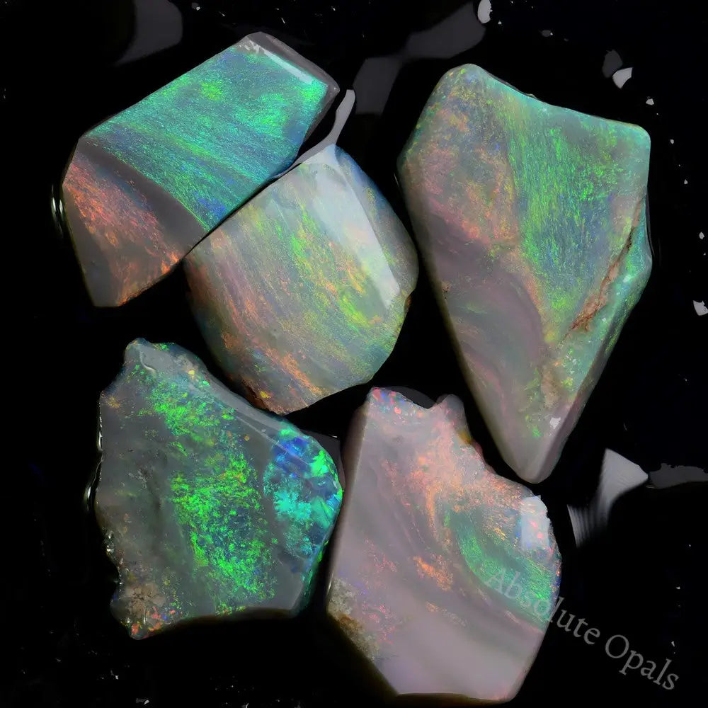 Australian Rough Opal Parcel, Rubs Lightning Ridge