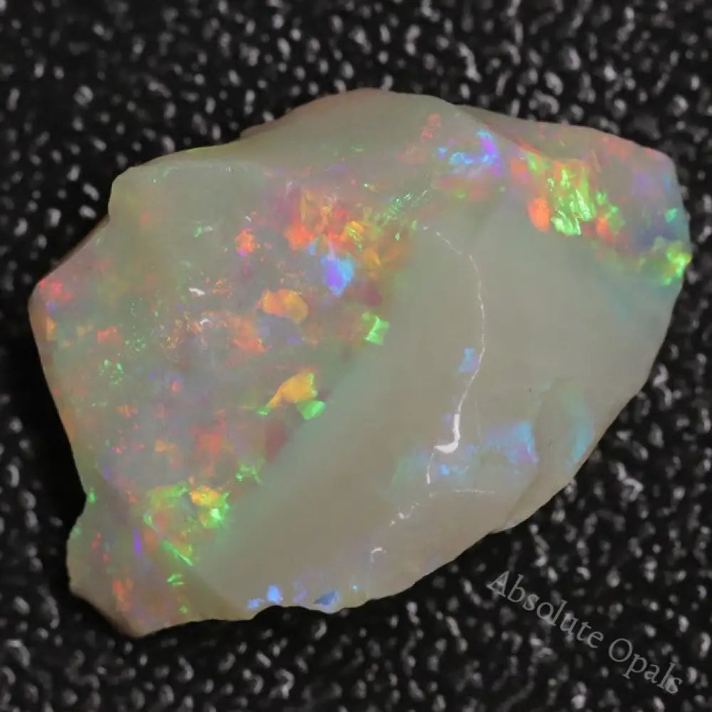 21.4 Cts Australian Semi Black Opal Rough Lightning Ridge