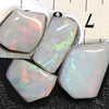 21.55 Cts Australian Solid Semi Black Opal Rough Seam Lightning Ridge Parcel