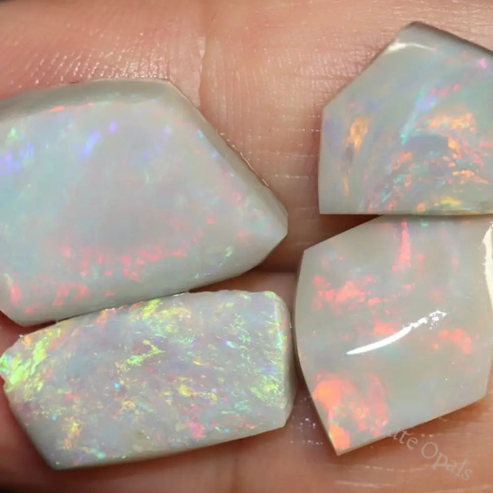 21.55 Cts Australian Solid Semi Black Opal Rough Seam Lightning Ridge Parcel