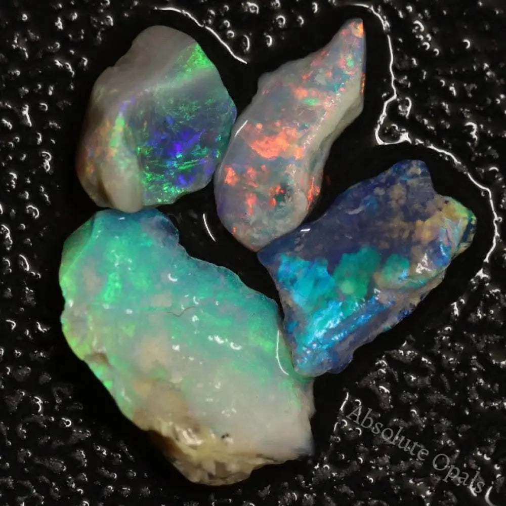 Australian Solid Semi Black Opal Rough Parcel, Lightning Ridge Stones