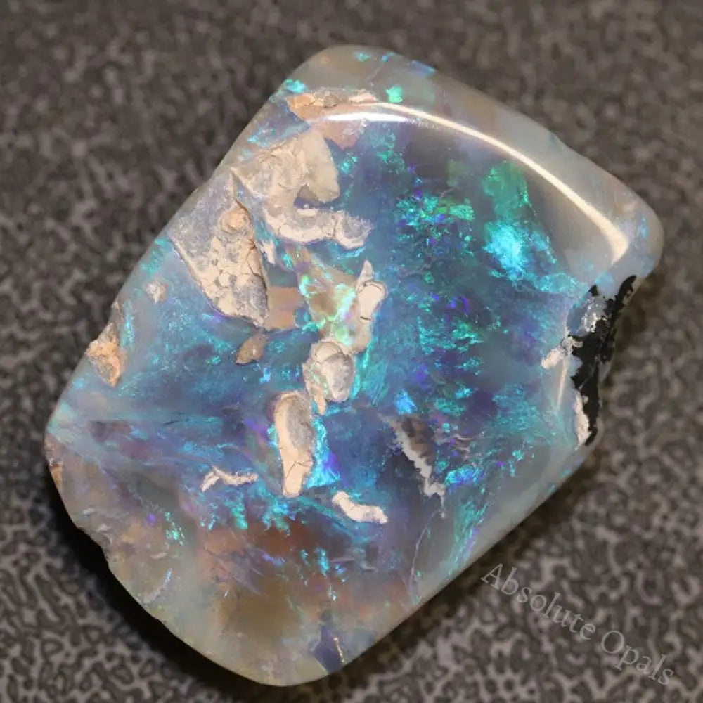 21.8 Cts Australian Opal Rough Lightning Ridge Polished Specimen