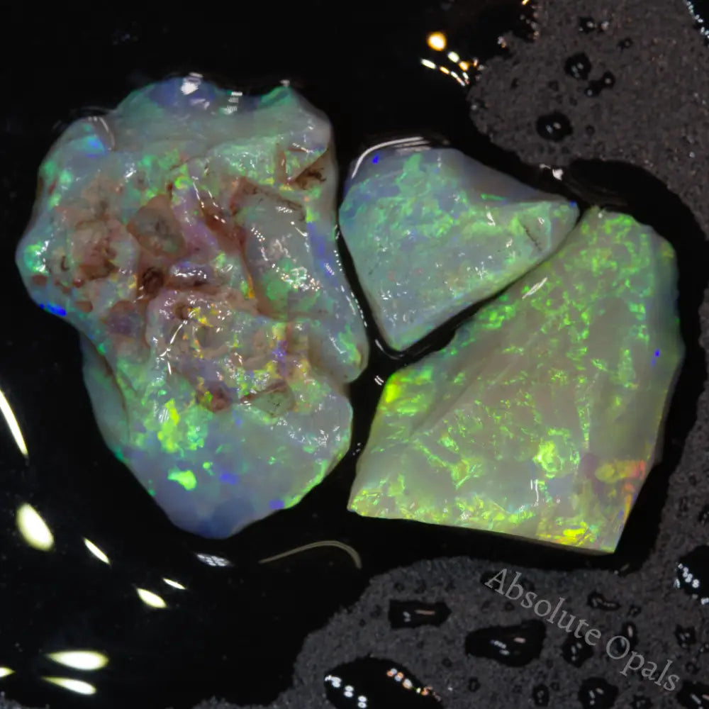 21.9 cts Australian Rough Opal Parcel, Lightning Ridge