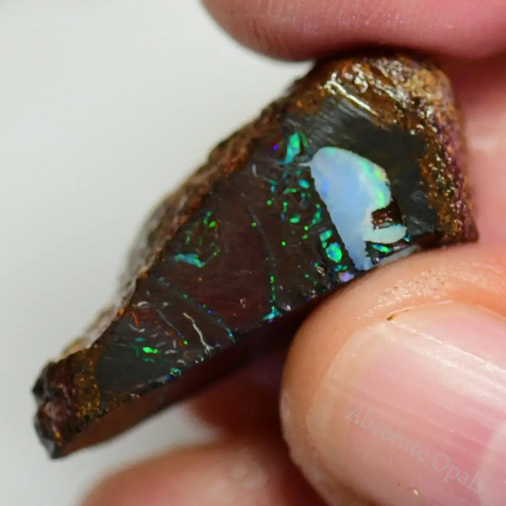 210 Cts Australian Boulder Opal Rough Parcel Rubs