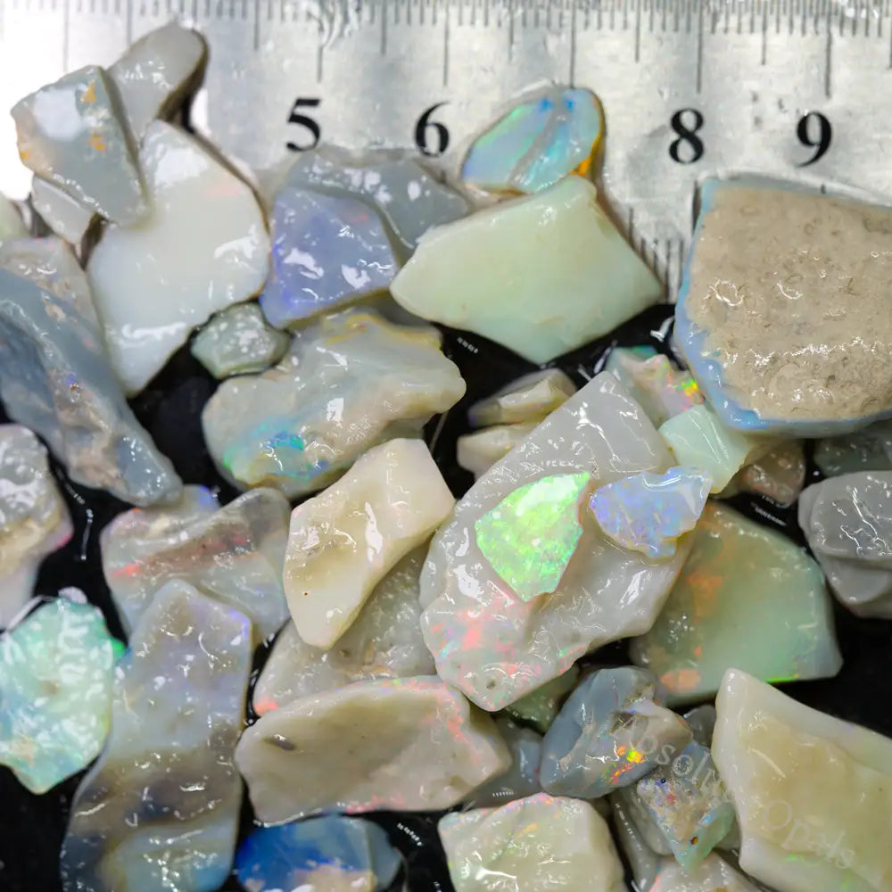 210 Cts Australian Rough Opal Parcel Lightning Ridge - Potch And Colour