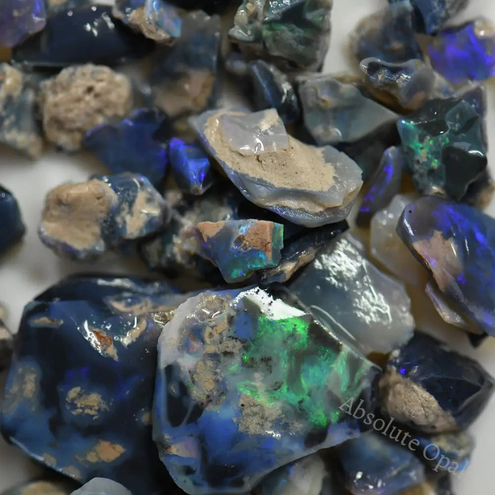 Rough opal parcel