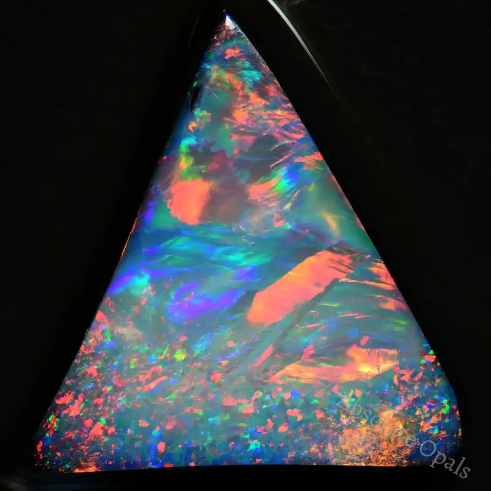 22.0 Cts Australian Opal Doublet Stone Rough Rub Lightning Ridge